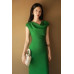 Green Silk Sarong Dress