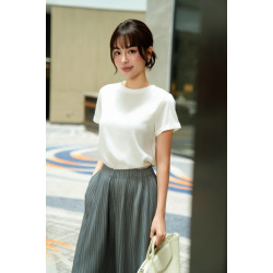 White Cotton Tshirt