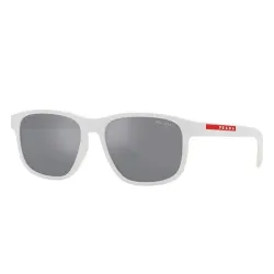 Kính Mát Prada Linea Rossa Sunglasses PS 06YS TWK40A Màu Xám/Trắng