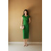 Green Silk Sarong Dress